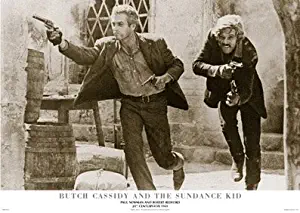 Butch Cassidy And The Sundance Kid Paul Newman Robert Redford PAPER Movie Poster Measures 34 x 24 inches ( 86.5 x 61 cm )