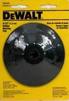 Dewalt DW4945 4-1/2" Rubber Backing Pad (3 Pack)
