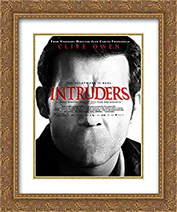 Intruders 20x24 Double Matted Gold Ornate Framed Movie Poster Art Print