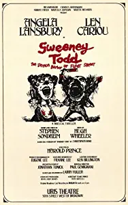 Sweeney Todd Poster Broadway Theater Play 11x17 Len Cariou Angela Lansbury Victor Garber MasterPoster Print, 11x17