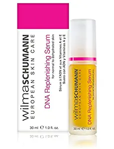 WILMA SCHUMANN DNA Replenishing Serum–Nourishing & Hydrating Serum for Immediate & Dramatic Anti Aging Results|Formulated for Dry, Sensitive & Normal Skin. Contains Omega 3, Vitamins A, & E (1oz/30ml)