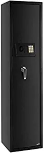 Electronic Home Safe 5 Rifle Gun Safe Large Firearms Shotgun Storage Cabinet Security Case Safe Rack Security Keypad Lock Safe with Small Lock Box,Key & Code Available