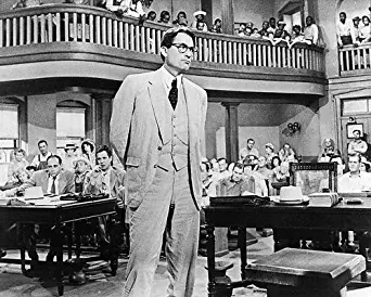 To Kill a Mockingbird Gregory Peck in courtroom scene 8x10 Promotional Photograph