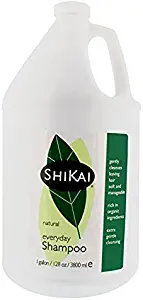 Shikai - Natural Everyday Cleansing Shampoo, Plant-Based, Non-Soap, Non-Detergent, Gently Cleanses Leaving Hair Soft and Manageable (Unscented, 1 Gallon)