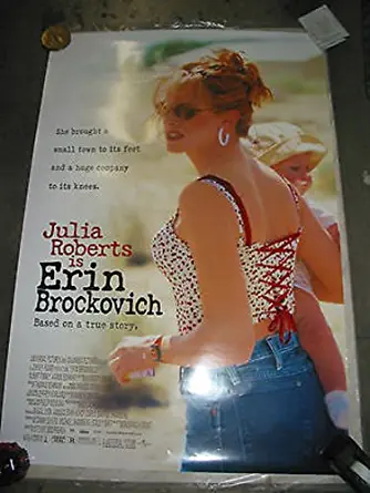 ERIN BROCKOVICH / ORIGINAL U.S. ONE-SHEET MOVIE POSTER (JULIA ROBERTS)