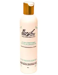 Brazil Bronze Tan Extender - Moisturizer with Shea Butter & Rose Hips - Tan extender lotion, Helps tan last longer, Add light color or just a glow, 8 oz -