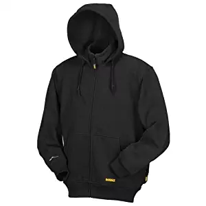 DEWALT DCHJ067B-L 20V/12V MAX Bare Hooded Heated Jacket, Black, Large