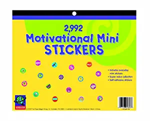 Eureka Back to School Motivational Classroom Stickers for Teachers Bulk, 2,990+ pcs