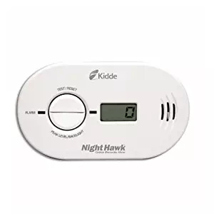 Kidde 21007267 Nighthawk Carbon Monoxide Alarm, Battery Operated with Digital Display | Model KN-Copp-B-LS