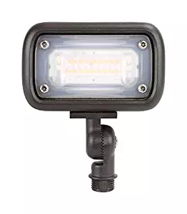 GKOLED 7W Outdoor LED Low Voltage Landscape Lighting Flood Light, 2700K, 550Lumen, 12-24VAC, 1/2" Adjustable Knuckle Mount