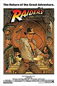 Kopoo Raiders of The Lost Ark - Movie Poster (1982 Re-Release), 12" x 18" (297 x 450 mm)