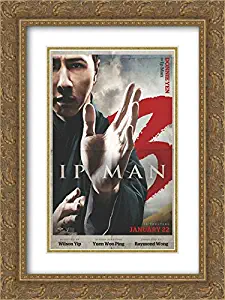 IP Man 3 18x24 Double Matted Gold Ornate Framed Movie Poster Art Print