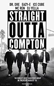 Straight Outta Compton - Movie Poster 24 x 36" Inches , Glossy Finish (Thick): Dr Dre, Eazy-E, Ice Cube