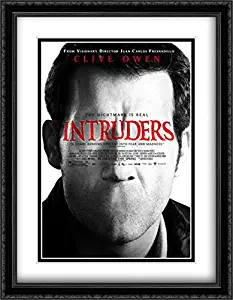 Intruders 28x36 Double Matted Large Large Black Ornate Framed Movie Poster Art Print