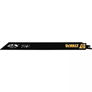 DEWALT DWA4188B 8-Inch 14/18TPI 2X Max Metal Reciprocating Saw Blade (100-Pack)