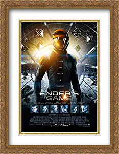 Ender's Game 28x36 Double Matted Large Gold Ornate Framed Movie Poster Art Print