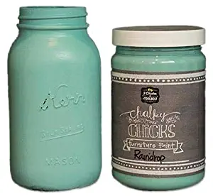 Chalk Finish Paint - Furniture & Cabinet Paint (32 oz, Raindrop)