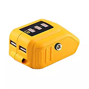20V Max Power Source for Dewalt Heated Jacket DCB091 Converters With USB and 12V Outlets Fit for Lithium Battery