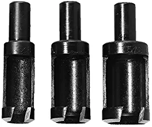 General Tools S31 Plug Cutter 3-Piece Set with 3/8-Inch, 1/2-Inch & 5/8-Inch Diameter Bits