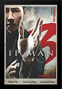 IP Man 3 28x38 Large Black Wood Framed Movie Poster Art Print