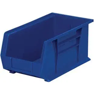 Akro-Mils 30-240 Blue Parts Bin OD 14-3/4 L x 8-1/4 W x 7 H