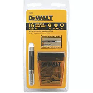 DEWALT DW2053CS 16-piece Drive Guide Set clipstrip