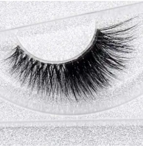 Alluring 3D Mink Lashes Reusable Strip, 100% Siberian Mink Fur False Eyelashes, Hand-made Cruelty Free Cat-Eye F209