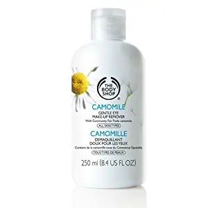 The Body Shop Camomile Gentle Eye Make-up Remover 250ml 8.4oz - Full Size - 100% Vegetarian - Must Have for Your Cosmetic Bag