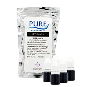 BioTouch PURE JET BLACK Pigment Permanent Makeup Cosmetic Tattoo Ink 3 ml Bio Touch