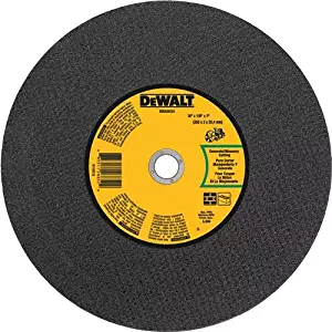 DEWALT DWA8034 Concrete Masonry Port Saw Cut-Off Wheel, 14-Inch X 1/8-Inch X 1-Inch