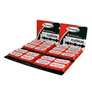 Personna Stainless Steel Double Edge Blades - 100 Pack 100 razor blades by Personna