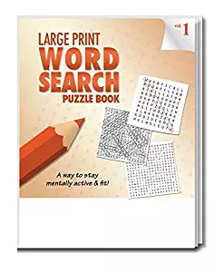 Safety Magnets Large Print Word Search Puzzle Books for Seniors in Bulk (25 Pack) - Volume 1