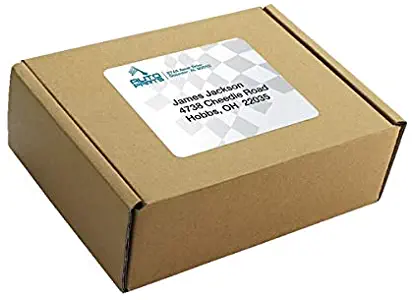 Office Depot White Inkjet/Laser Shipping Labels, 3 1/3in. x 4in, Box of 600, 505-O004-0010