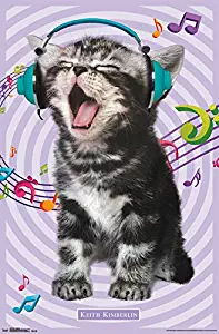 Trends International Kitten Singing Wall Poster 22.375" x 34"