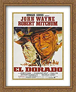 El Dorado 28x34 Double Matted Large Gold Ornate Framed Movie Poster Art Print