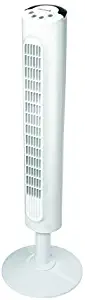 Honeywell Comfort Control Tower Fan, Slim Design, Powerful Cooling-White, 1 Pack, (Renewed)