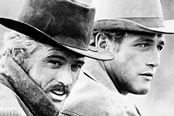 Butch Cassidy and The Sundance Kid Newman & Redford on horse together 24X36 Poster