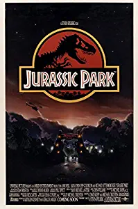 Vintage JURASSIC PARK FILM MOVIE METAL TIN SIGN POSTER WALL PLAQUE