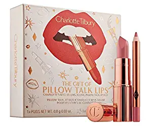 Charlotte Tilbury The Gift Of Pillow Talk Lips Duo Including Full Size Matte Revolution Lipstick And Travel Size Lip Cheat Lip Liner in Pillow Talk