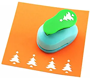 CADY Crafts Punch 2.5 cm Paper Punches Paper Punch Flower (Christmas Tree)