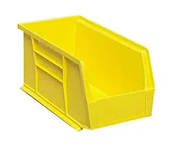 Akro-Mils 30-240 Yellow Storage bin; 8-1/4" x 7" 14-3/4", 6/Pack