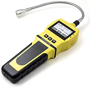 GAS LEAK DETECTOR by FORENSICS | Adjustable Alarms | 0-10,000ppm & 1ppm Resolution Display | Water, Dust & Explosion Proof | Li-Ion Battery | Natural Gas, Methane, Propane, Butane, H2, NH3 & Alkanes