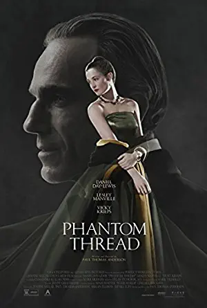 PHANTOM THREAD - 27"x40" D/S Original Movie Poster One Sheet 2017 Daniel Day Lewis Paul Thomas Anderson