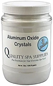 Aluminum Oxide Crystals - Microdermabrasion Crystals - 120 Grit, Pure White, 3lbs