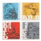 Star Wars: The Force Awakens Characters Coaster Set of 4 Kitchen Accessories Sci-Fi