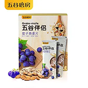 2018 New Grains mate Cereal Powder 280g1box 五谷磨房 提子燕麦 五谷伴侣早餐 即食水果谷物早餐 280g包邮