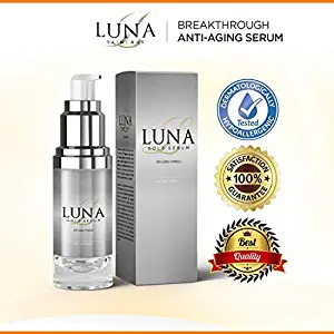 Luna- Breakthrough Anti Aging Serum- Best Natural Repair facial serum- Day/Night Serum -Minimize Fine Lines and Wrinkles