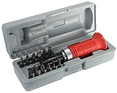 eoocvtt 14Pcs Heavy Duty Impact Screwdriver Driver Bits Tool Socket Set Kit with Case