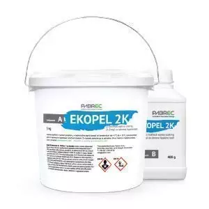 Ekopel 2K The Original Bathtub Casting Resin (24 Hour Cure) - Odor Free Pour On Bathtub Refinishing Kit - 20X Thicker Than Spray Coatings- No Peel DIY Tub Coating - Bright Gloss Tub Coating (White)