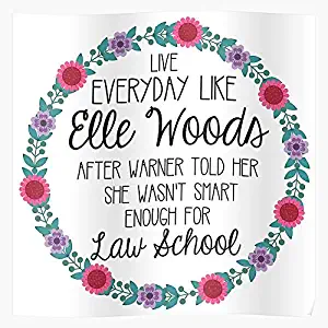 kineticards Cute Legally Sorority Greek Movie Woods Blonde Elle Trendy Life Musical | Home Decor Wall Art Print Poster